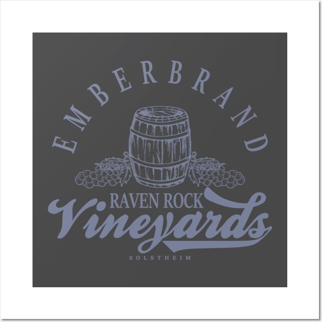 Emberbrand Wine Wall Art by AngryMongoAff